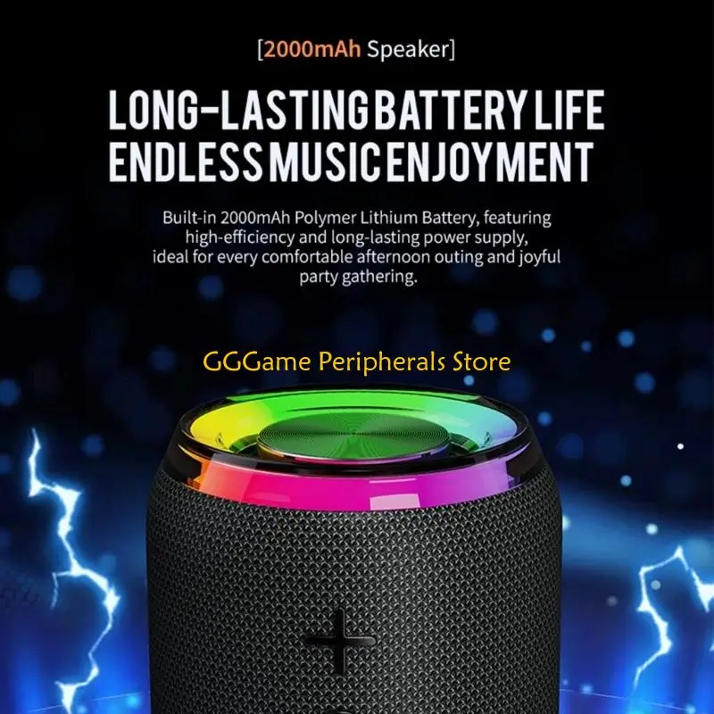 

U55B Small Wireless Sound With 2000mAh Cell 12H Operation Detachable Feature For Outings