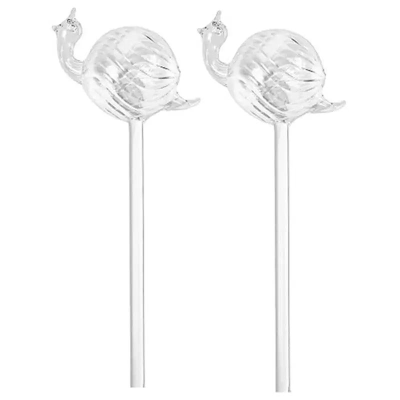 REST Snail Shape Glass Plant Flower Water Feeder Automatic Watering Automatic Drip Irrigation Device