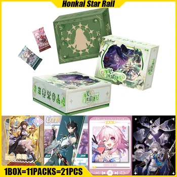 CAHO VOL.2 Honkai Star Railway Cards Penocony Anime Collection Cards Mistery Box Board Games Toys Birthday Gifts for Boys and Girls