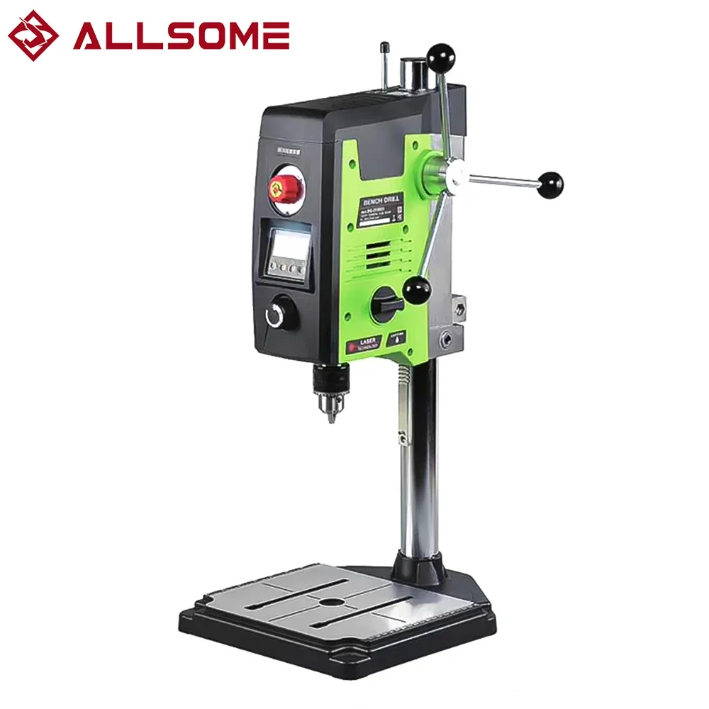 ALLSOME 6-Speed 800W Benchtop Drill Press Drilling Machine BG-518801