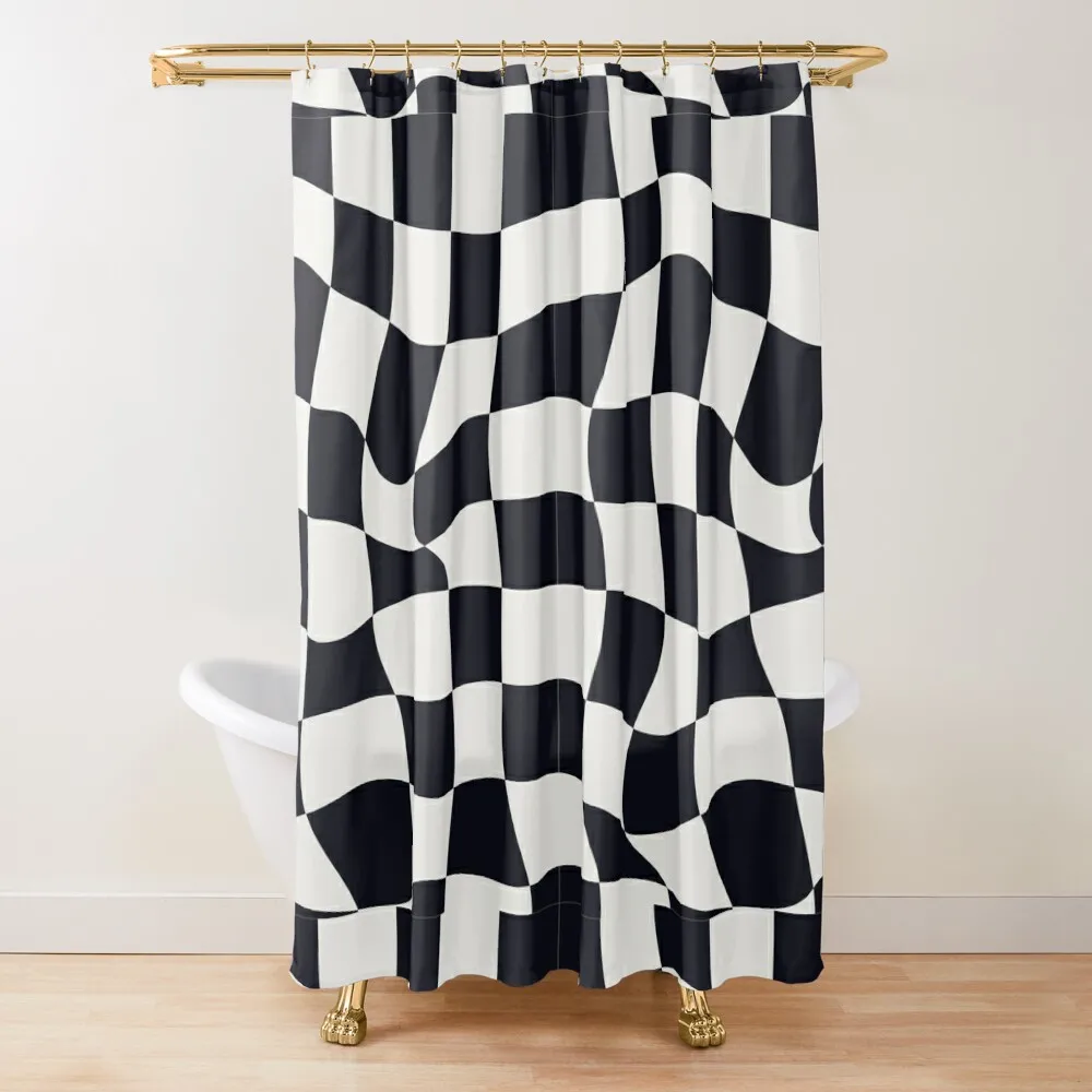 

checkered, checkered pattern, checkered flag phonecase Shower Curtain Waterproof Shower For Shower Bathroom For Curtain