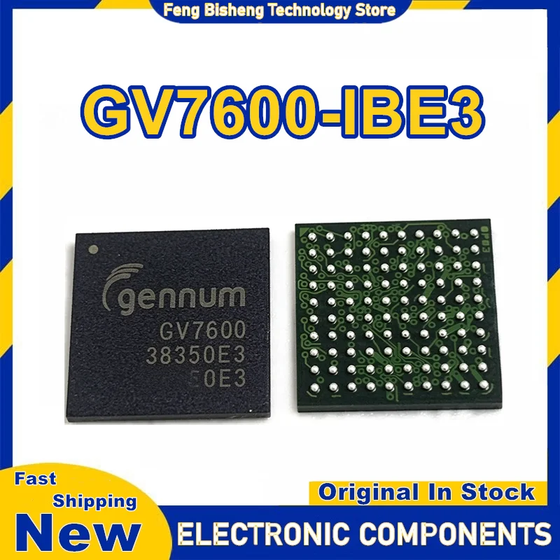 GV7600-IBE3 GV7600 BGA100 New original video IC components  In Stock