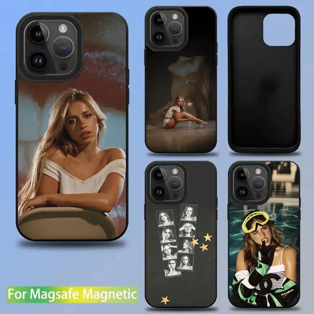 

Singer T-Tate McRae Phone Case For iPhone 16,15,14,13,12,11,Pro,Max,Plus,Mini,SE New Magsafe Magnetic Wireless Charging