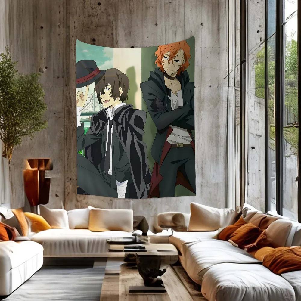 

Bungo Stray Dogs Anime Tapestry Indian Buddha Wall Decoration Witchcraft Bohemian Hippie Wall Hanging Sheets