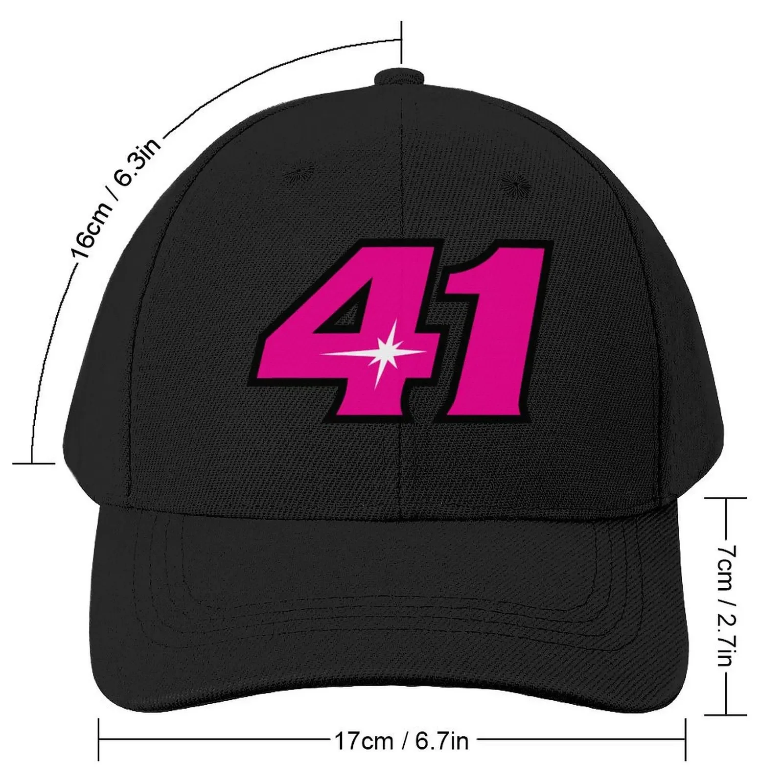 Aleix Espargaro Number 41 Pink Baseball Cap Luxury Man Hat foam party Hat Brand Man cap Ladies Men's