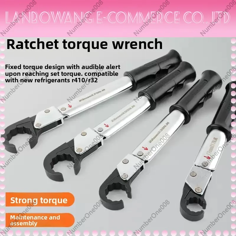 Ratchet Torque Wrench High-precision Open-end Wrench Spark Plug and Air Conditioning Repair Tool