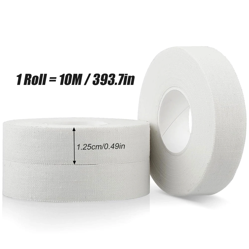 1/2/3Roll Finger Tape Skin-Friendly Fingers Athletic Sports Tape for Football Baseball Soccer Hockey Boxing Lacrosse Gymnastics