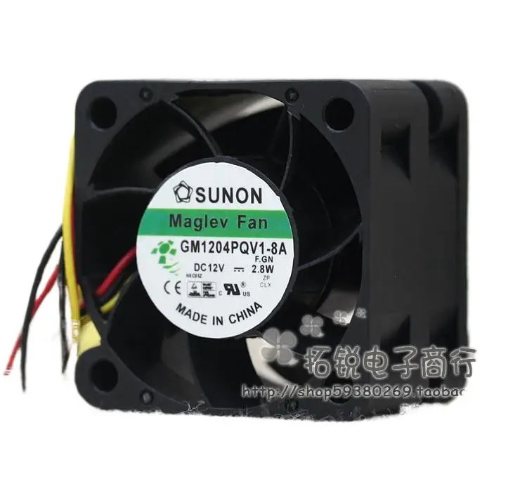 

1PCS SUNON GM1204PQV1-8A 4cm 4028 12V 2.8W Speed High Servers Fan