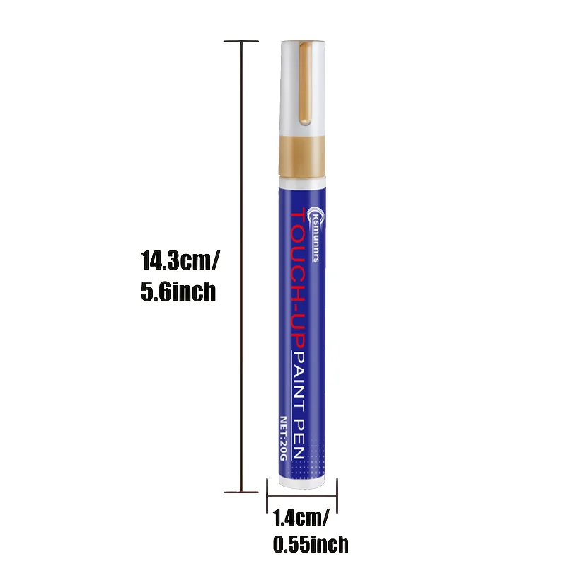 Professional Golden Buckle Zipper Oxidation Wear Repair Pen - Multifunctional Metallic Paint Repair Marker, Golden Logo Oxidatio view 6