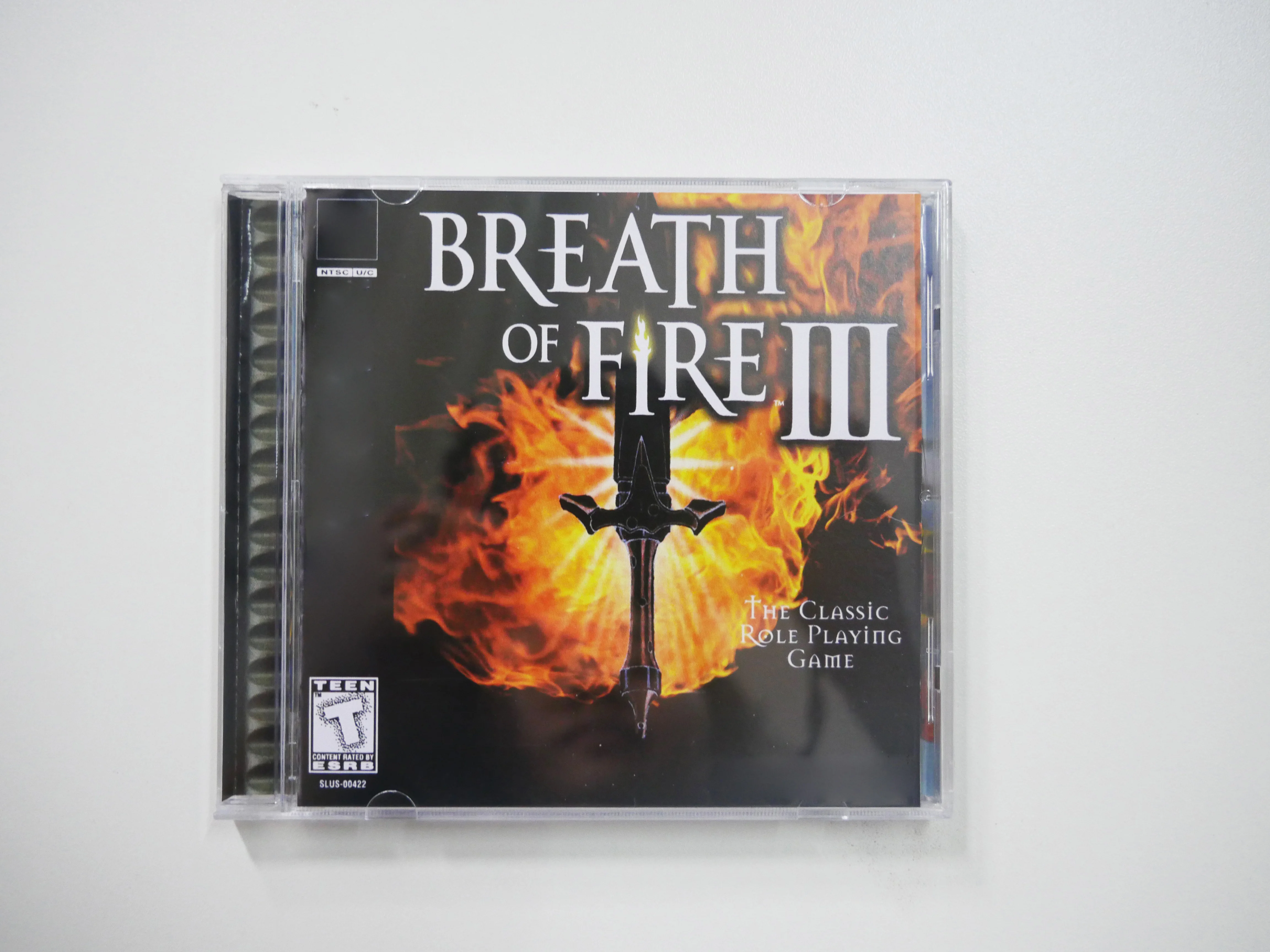 

PS1 Breath of Fire III With Manual Copy Disc Game Black Bottom Unlock Console Station 1 Retro Optical Driver Video Game Part