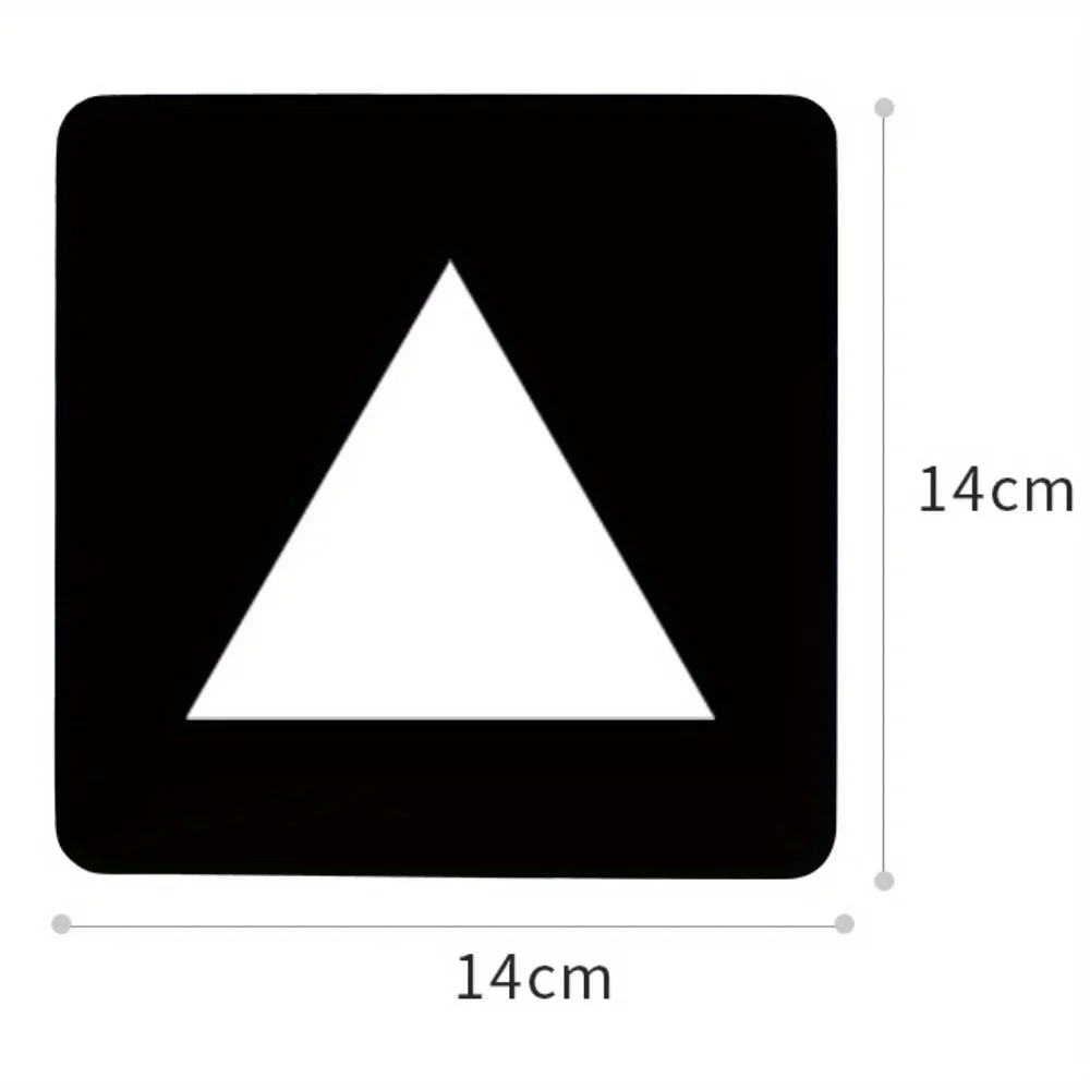 VISUAL CARDS Baby Early Education Training Card Baby Visual Stimulation Black and White Card Tracking Laraca Color Card