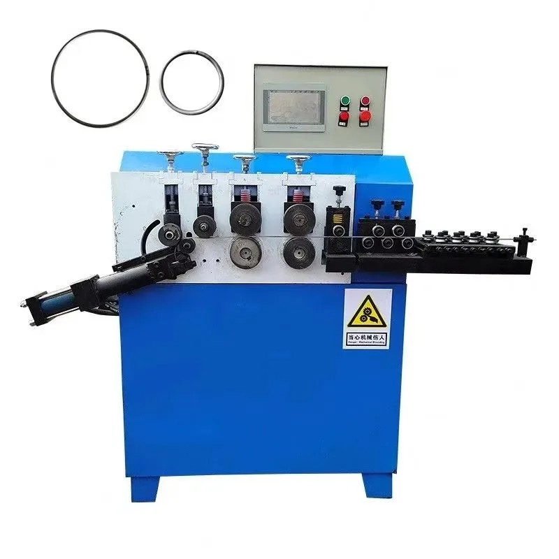Full Automatic O-Ring C-Loop Spiral Rolling Bending Metal Wire Former - Iron Wire Processing Machine for round Flat Steel O-Ring