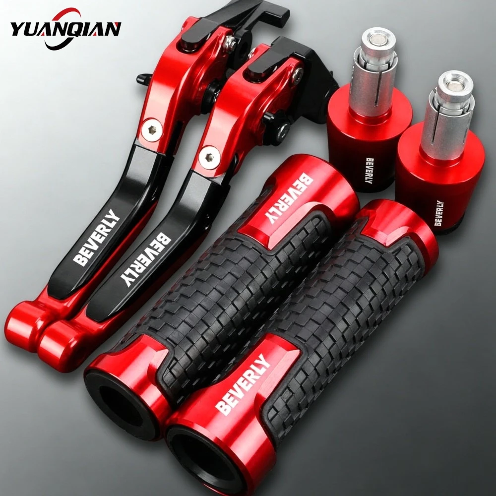 For BEVERLY 300 2011-2024 2013 2014 2015 2016 2017 2018 2019 Motorcycle Brake Clutch Levers Handlebar Handle Hand Grips Ends