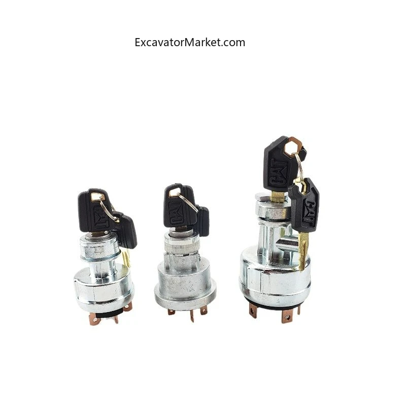 Electric Door Lock Ignition Switch Lock Fittings For E307 120 200 312 320 325B/C/D Excavator Part