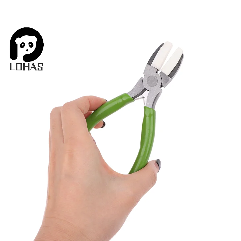 6 In 1 Round Nose Pliers For Wire Wrapping Jewelry Making Loop Making Durable Diagonal Pliers Green Flat Nose Pliers Black