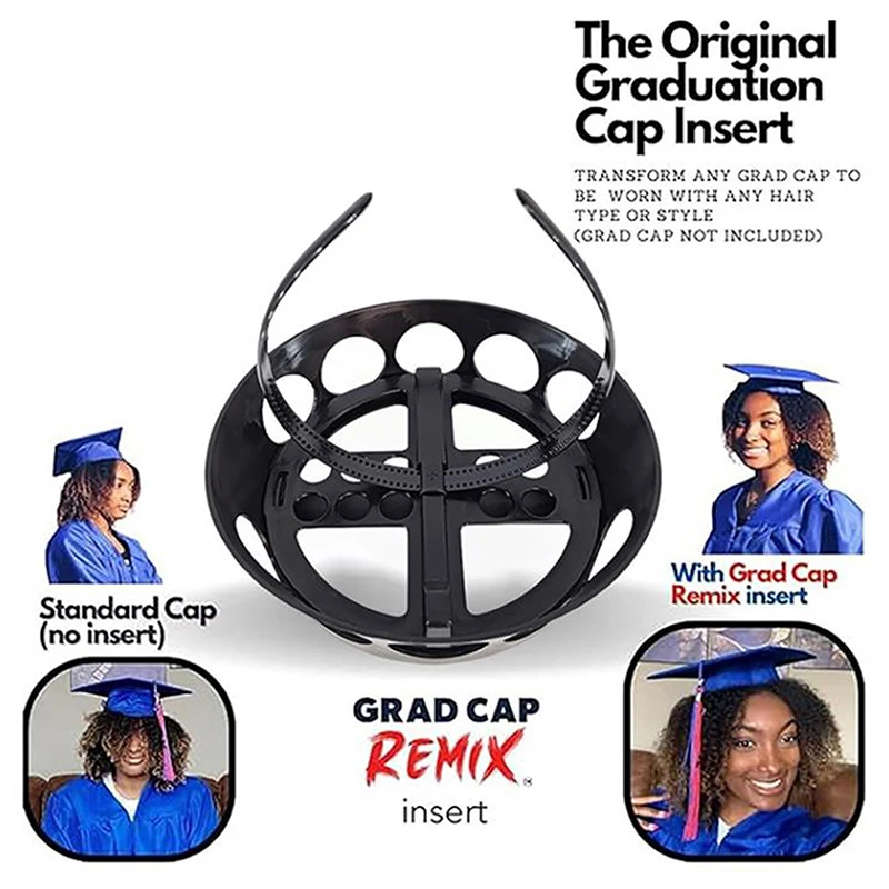 Graduation Cap Headband Stabilizer Graduation Hat Holder Secure Grad Cap Hairstyle