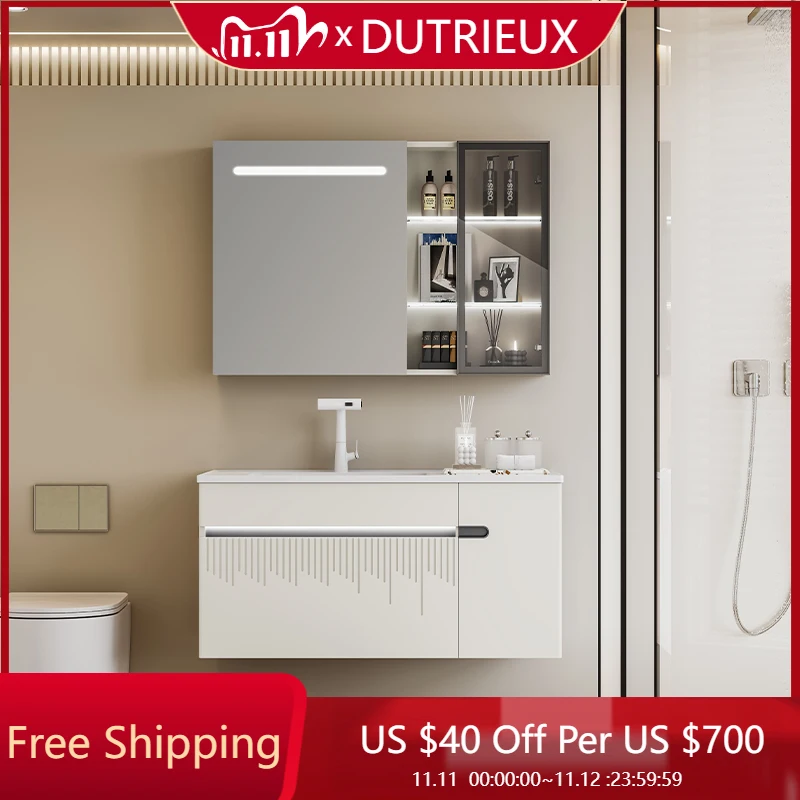 

Mirror Simple Bathroom Cabinet Sink Partitions Modern Desgin Bathroom Cabinet Organizer Storage Archivadores Trendy Furniture