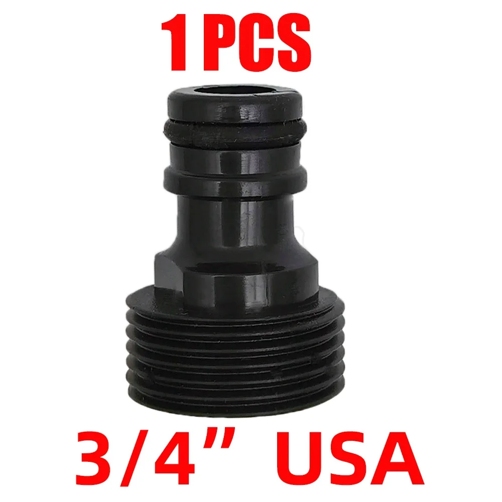 EURO USA 3/4 inch mannelijke schroefdraad snelkoppeling nippel kraan slangadapter voor tuinslang druppelirrigatie watersysteem verbinding