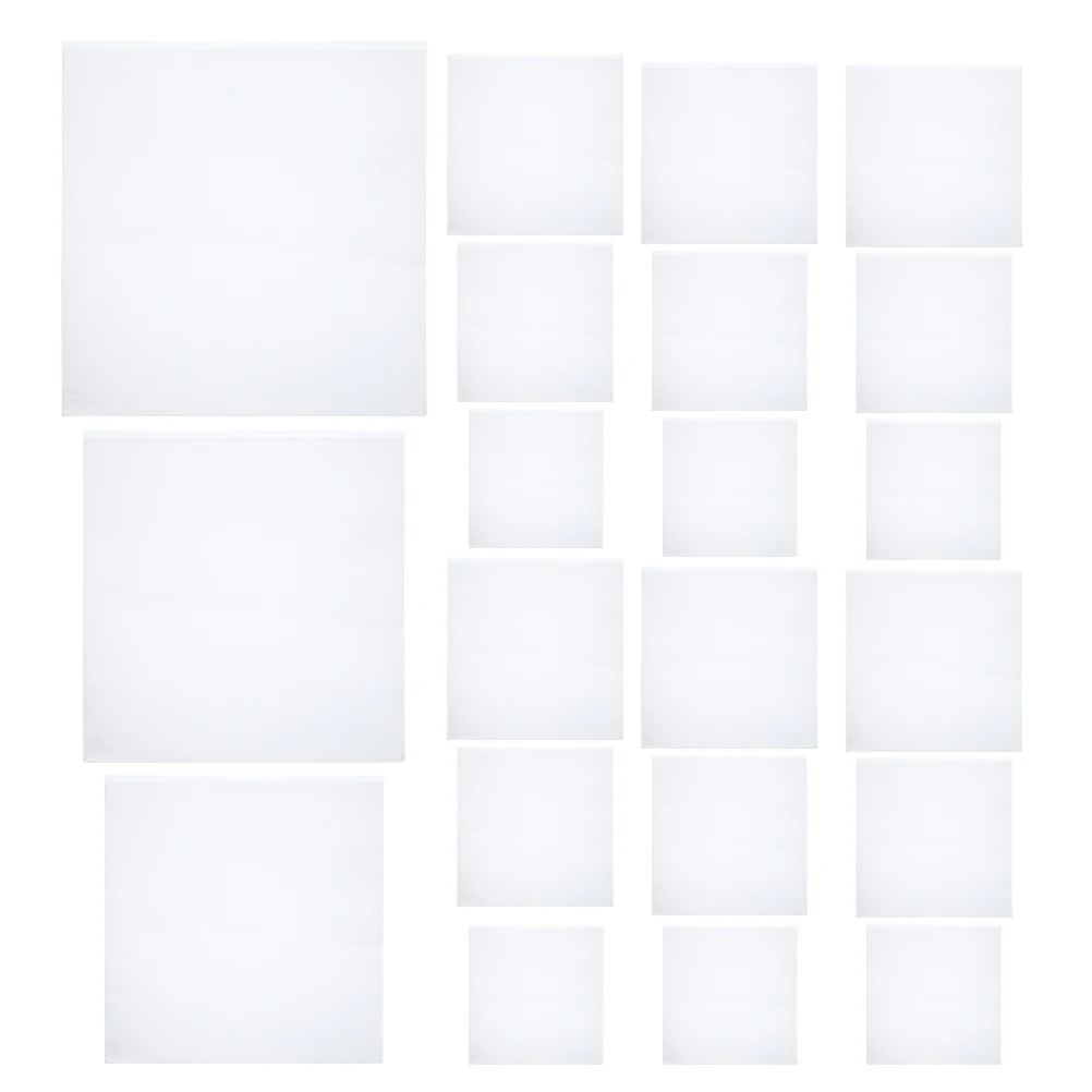 150 Buah Tas Katun Kantong Pembungkus Busa Pelindung Pelat Perlengkapan Bergerak Pelindung Pelat untuk Kit Kaca Kemasan Piring Bergerak