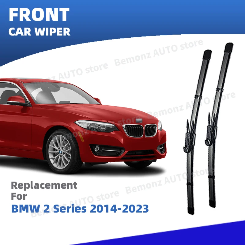 LHD Frontwischerblätter für BMW 2er 2014–2023 Active Tourer M2 Coupe Convertibe 2x Windschutzscheiben-Windschutzscheiben-Zubehör