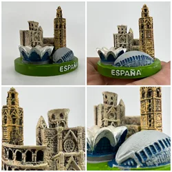 Spain Valencia Cathedral Valencia's Aquarium City of Arts and Sciences Ornament Stereo Resin Room Desktop Decoration Handicraft