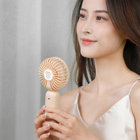 Wholesale 1200mAh Portable Mini Fan and Smart Phone Holder Battery Operated Standing Table Base for Car and Household Use