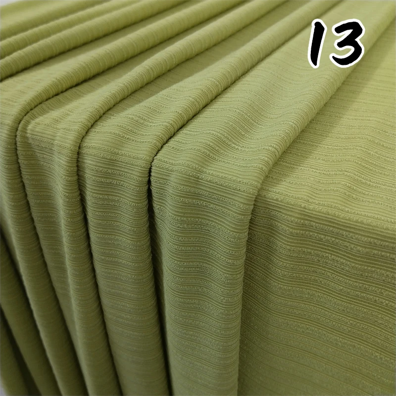 

100*160cm Breathable Polyester Acetat Fabric Light Weight Airy Bubble Ice Silk Pleated Texture Fabric For Diy Sewing Material