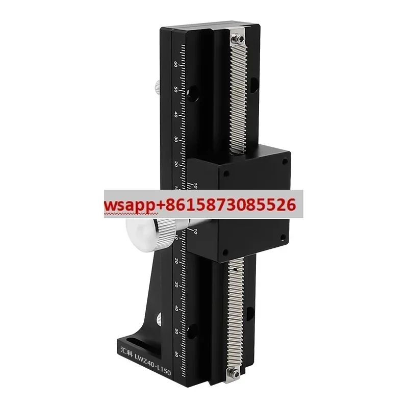 

Платформа с пазом «ласточкин хвост» по оси Z LWZ40/LWX60/25, длинный ход, вертикальный подъемный тип, ручное перемещение, с точной регулировкой, направляющий стол