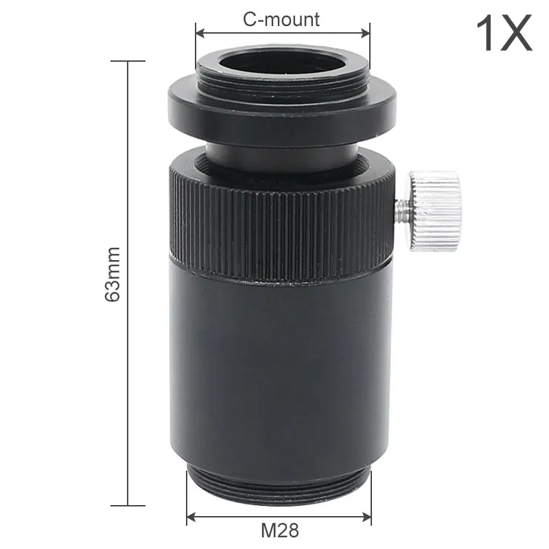 C Mount Adapter Reduce Lens for Trinocular Stereo Microscope 1/3 CTV CCD USB Industrial Camera SZMCTV1/3 Connector 0.3X 0.5X