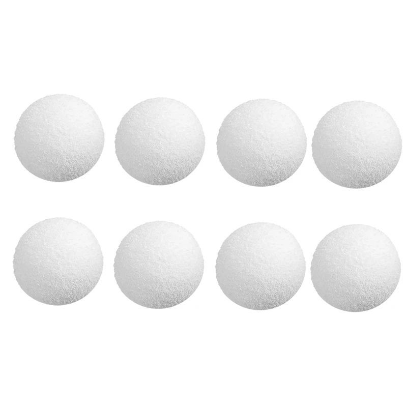 Esferas de espuma para banheira de hidromassagem, esponja absorvente para a piscina, acessórios mais limpos, 8pcs