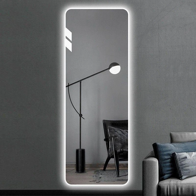 Mirror acrylic light with anti-fog belt LED light with dimmable mirror Bathroom with LED light