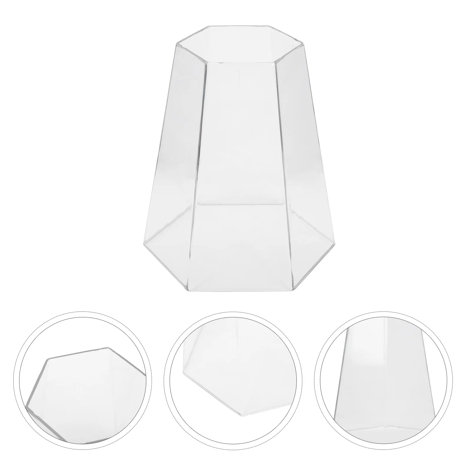 

2pcs Acrylic Lampshades Waterproof Durable Outdoor Wall Light Covers Creative Modern Garden Light Shades Elegant Lamp Decor