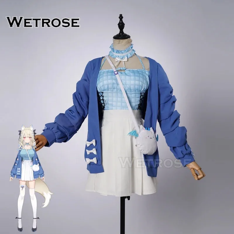 

[Wetrose] In Stock Fuwa Fuwawa Abyssgard Cosplay Costume Daily Dress Hololive Holo Vtuber EN New Outfit Casual Wear Coat Cloak