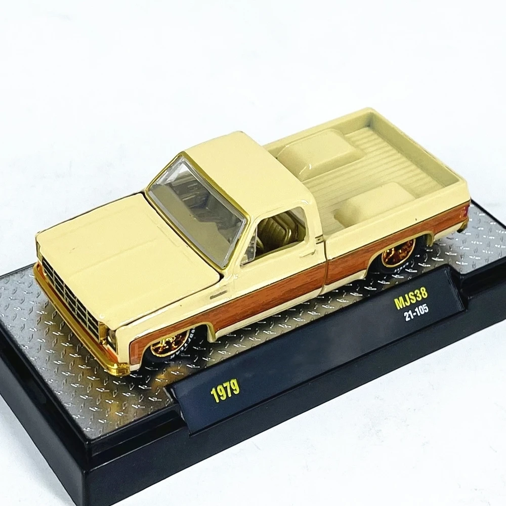M2 モデル 1:64 1979 ピックアップ トラック シミュレーション合金車モデル コレクション
