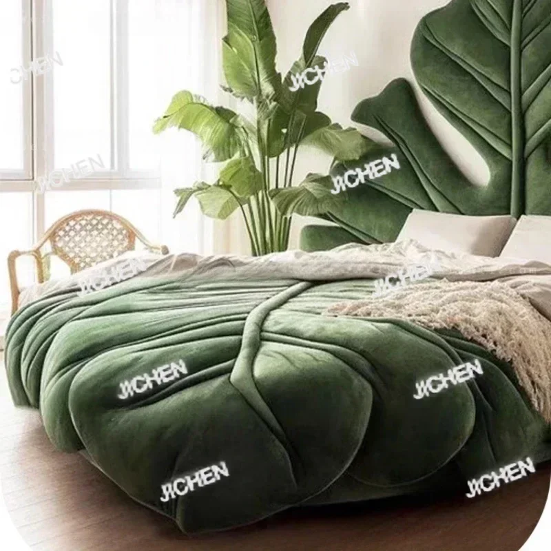 HG House غرفة نوم حديثة سرير مخملي لوح رأسي فاخر كبير حديث مزدوج سرير King Adults Princesse Camas De Dormitorio Furniture H #6