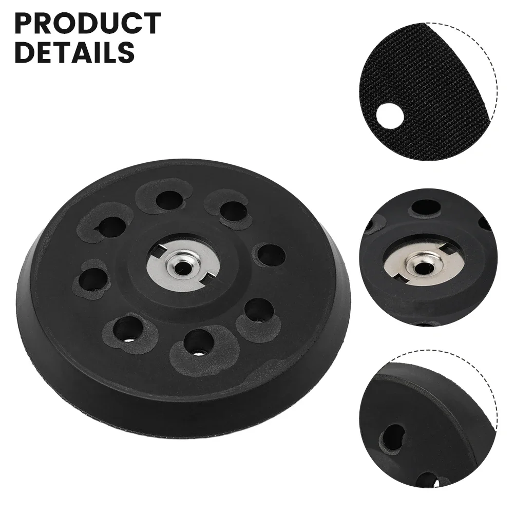 5 Inch 8 Holes Support Plate Sanding Pad Replacement Backing Plate For 325 Intec 425 Electric Sanders Power Tool Accessories