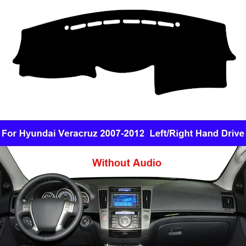 For Hyundai Veracruz 2007 2008 2009 2010 2011 2012 Car Protective Pad Dashboard Cover Silicone Non-Slip Mat Auto Sunshade 