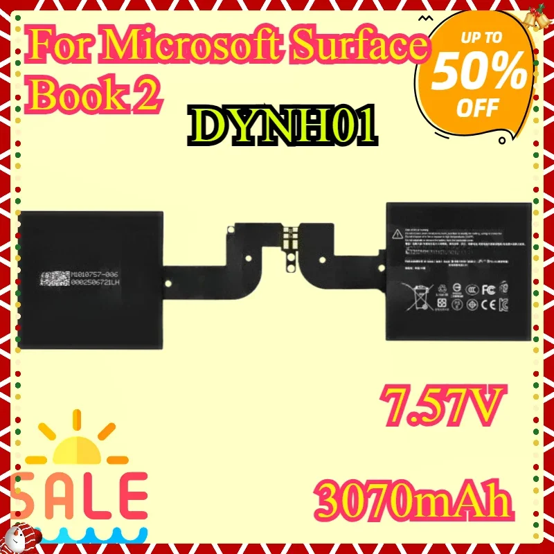 

New High quality DYNH01 3070mAh 7.57V Replacement Battery For Microsoft Surface Book 2 15 inches 1793 3070mAh