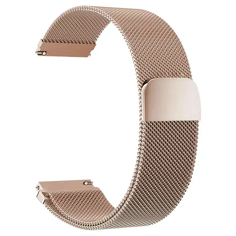 Roestvrij stalen Milanese bandretour magnetische armband 16 mm/18 mm/20 mm/22 mm vervangende riem