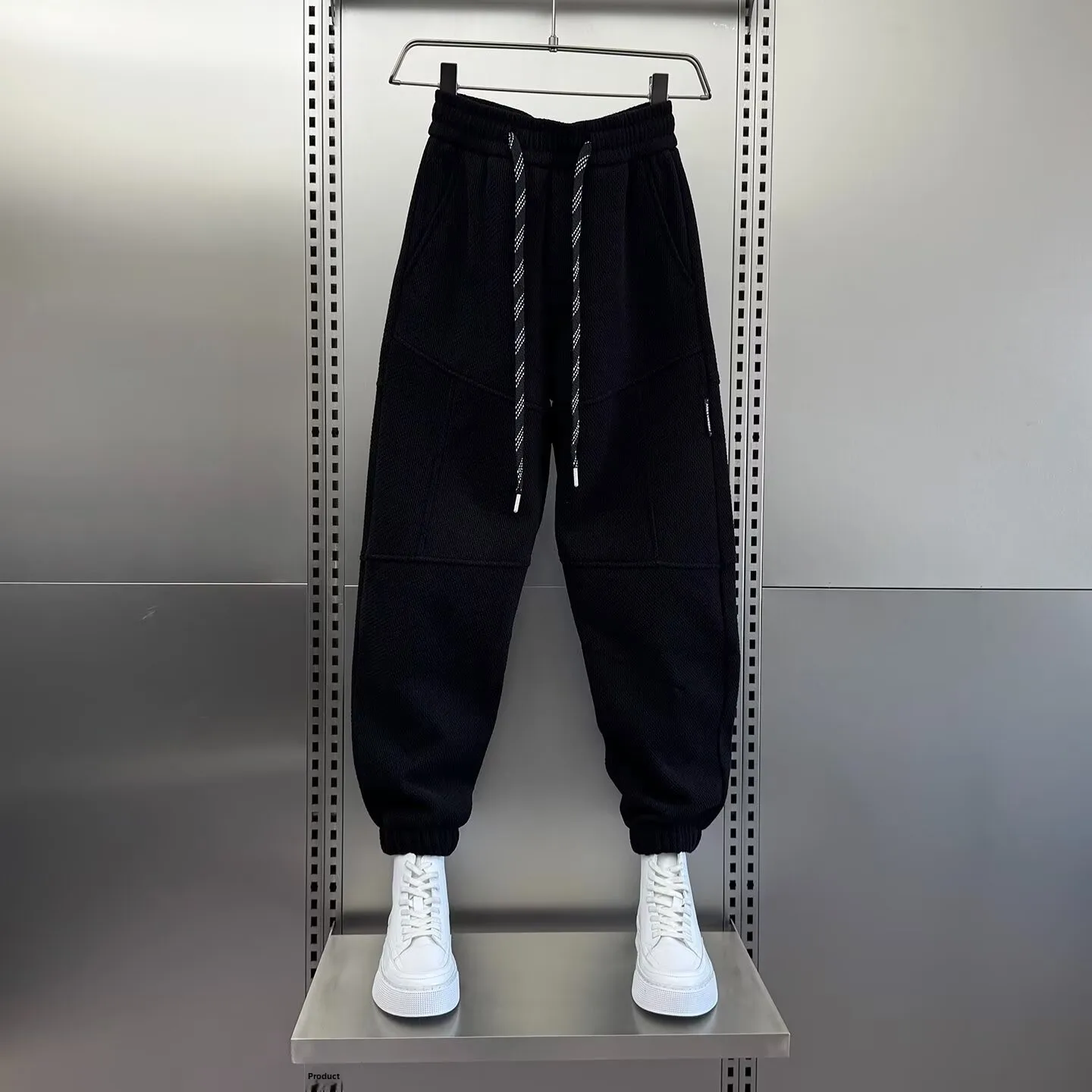 

Men's Casual Corduroy Sweatpants Harlan Loose Fit Warm Polyester Fiber Autumn Winter plus Size 250 Pou Trendy All-Match