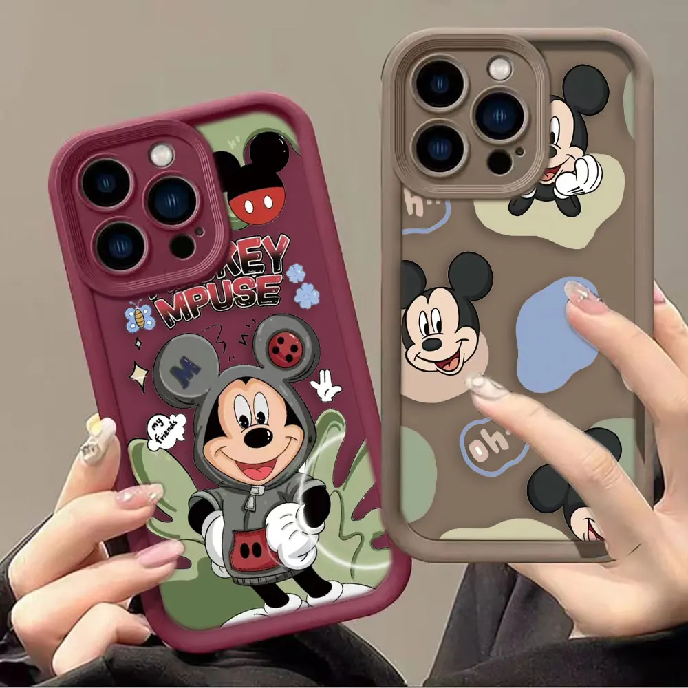 Comic Mickey Minnie Mouse Cover Phone Case For Oneplus 11 10R 8T NORD CE 4 LITE ACE 2 3 Google PIXEL 7 8 7A 8A 9 Case Funda Capa