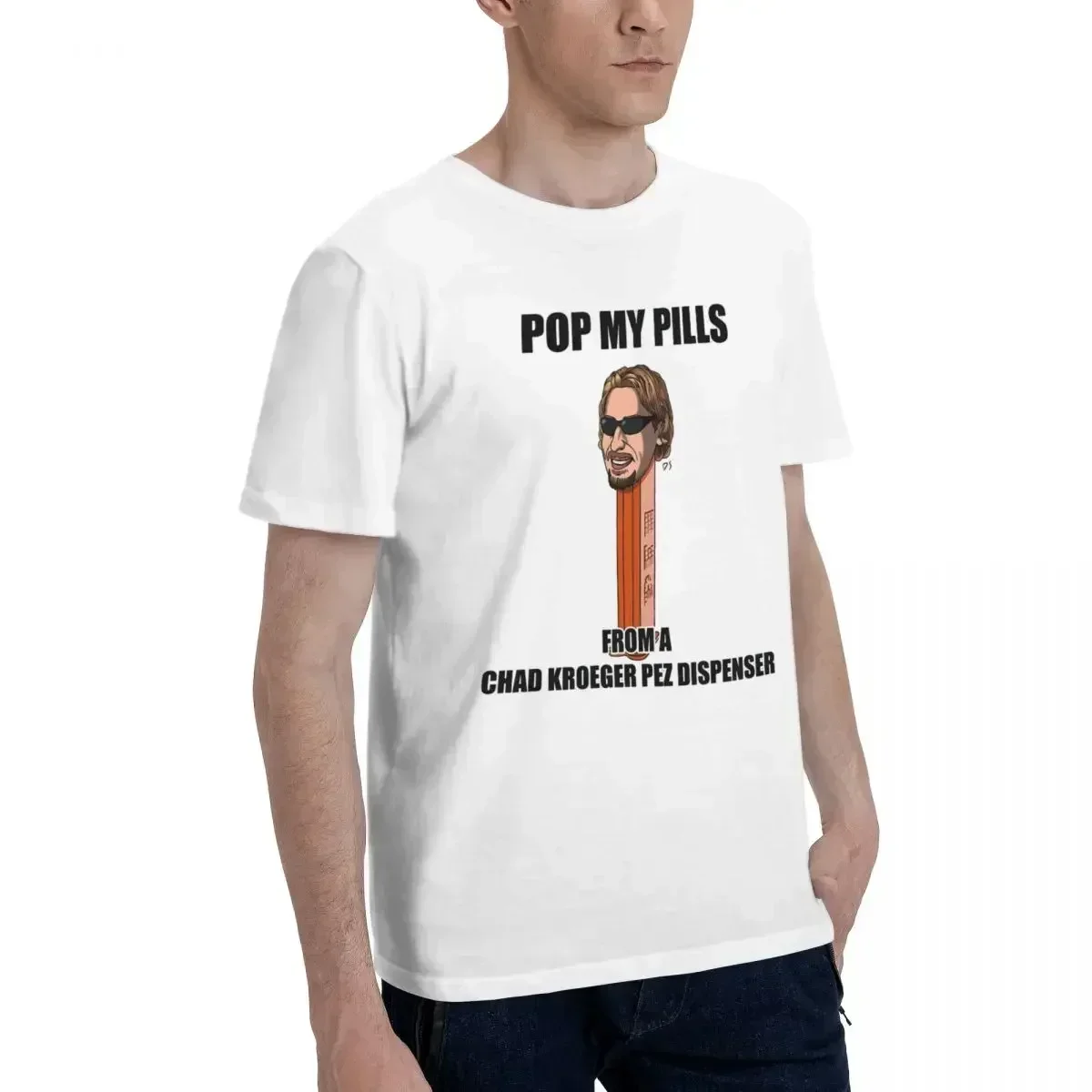 Original TShirts Chad Kroeger PEZ Dispenser Print Men's T Shirt Funny Tops Size S-3XL