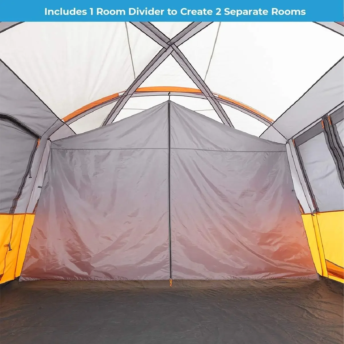 Tienda de campaña con núcleo para 12 personas, carpa grande para múltiples habitaciones, Camping familiar al aire libre, cabina portátil, tienda de pie con almacenamiento