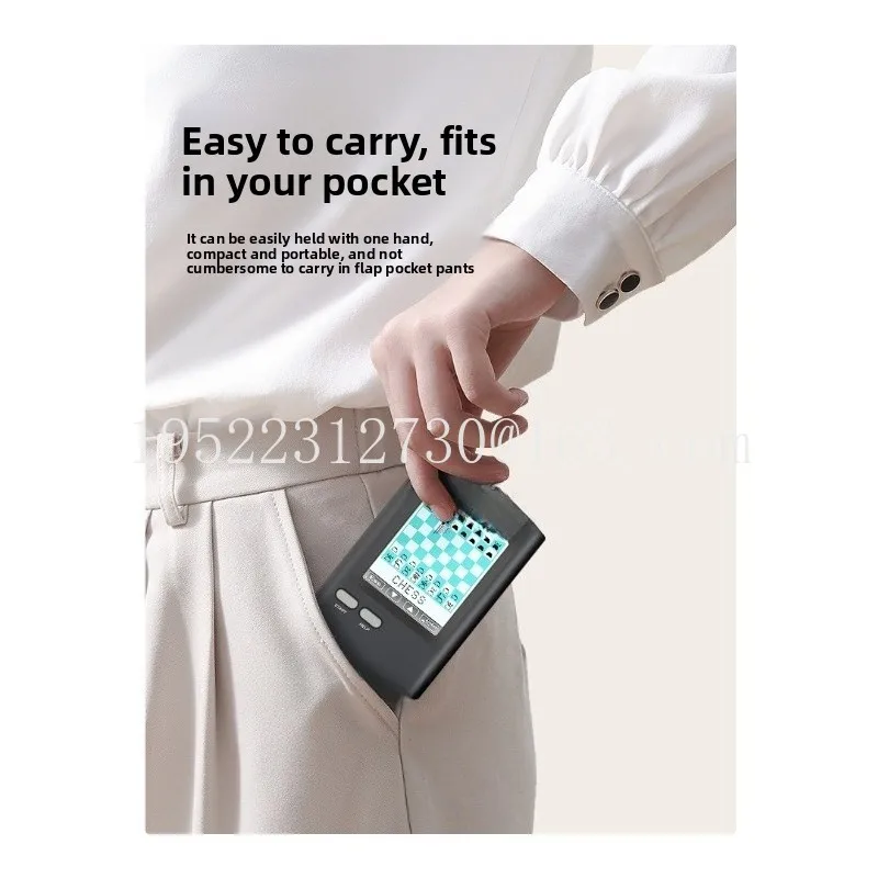 

Популярная в 2026 году портативная интеллектуальная шахматная игра очень легкая и удобна для переноски.