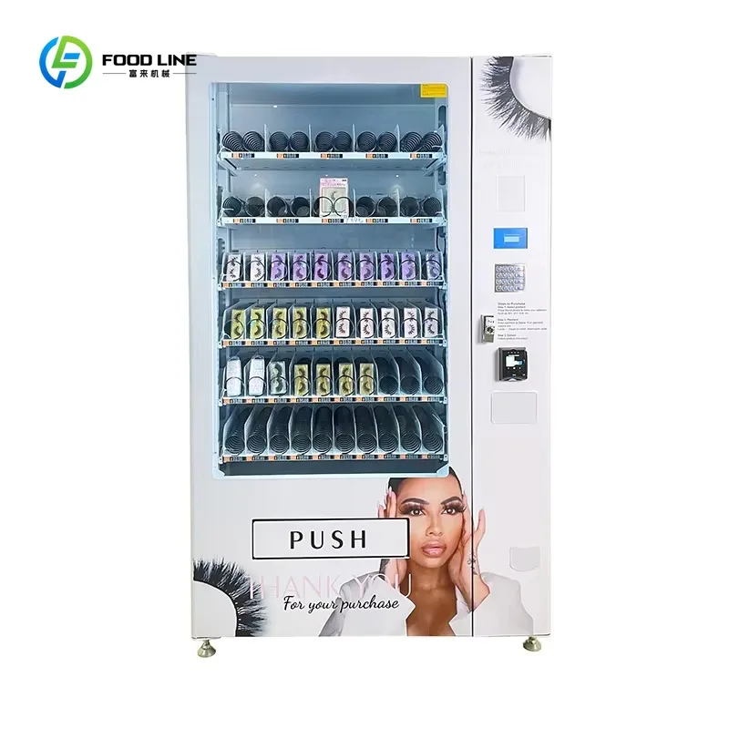America Hot Selling Women Girls Pink Eye Lashes Vending Machine for False Lashes