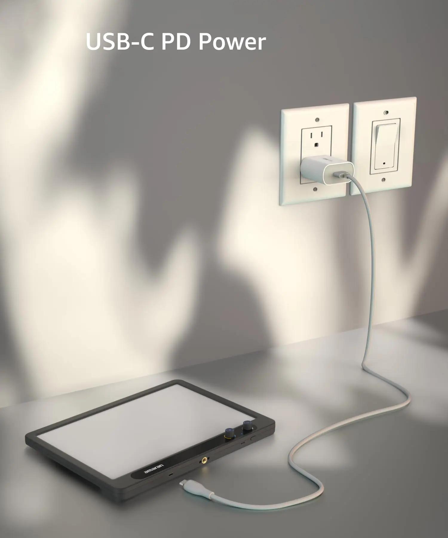 Amaran Verge Bi-Color LED Panel Light USB-C PD 2,700K - 6,500K
