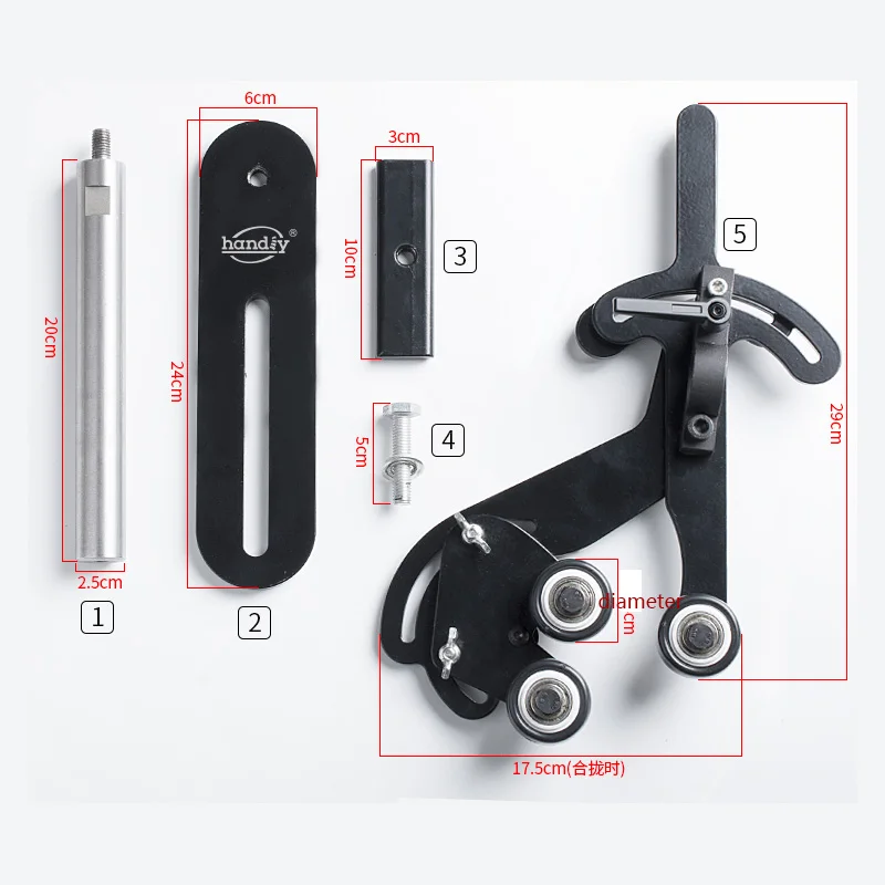 Lathe Center Frame Wooden Rotating Anti-Shake Bracket Support Accessories Auxiliary Clamping Stabilizer Tool