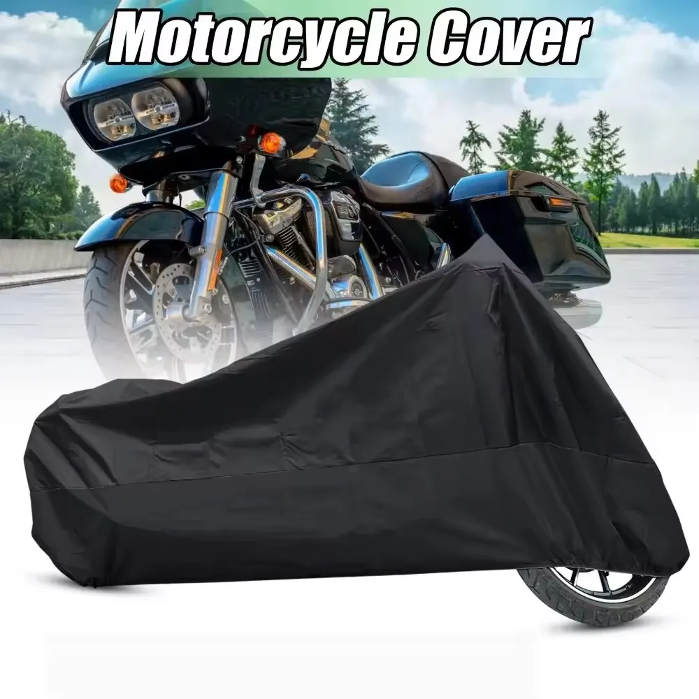 Universal Motorcycle Cover Sunproof Dustproof Waterproof Bike Scooter Electrombile UV Protection Reflective Stripes
