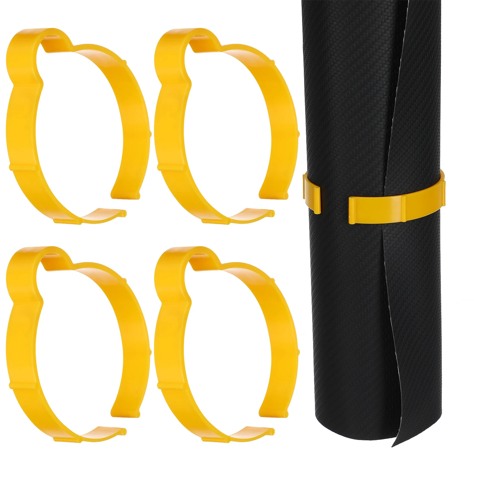 

4Pcs Vinyl Wrap Sheet Clip Roll Storage Clips Tool Size S Yellow for Car Decal Sticker Vinyl Roll Holder Film Storage Tool