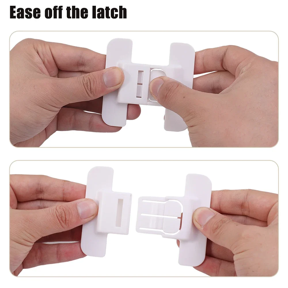 1/5PCS Baby Anti Pinch Hand Safety Lock Multi Functional Right Angle Drawer Cabinet Door Locks Baby Home Safety Protection Lock